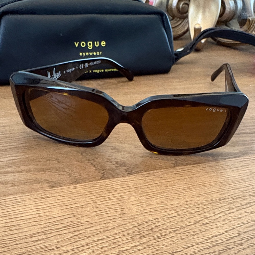Vogue x Hailey Bieber Women's Brown Sunglasses - Picture 3 of 14